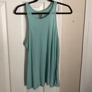 Light Blue Razor Back Free People Tank Top